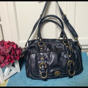 Authentic Coach Leather Shoulder Bag